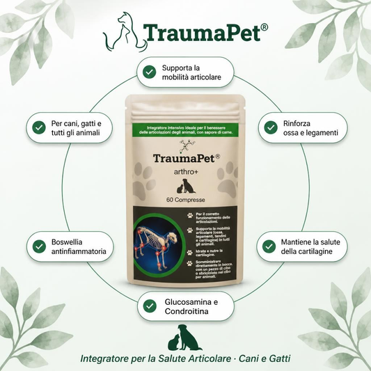 TraumaPet® Arthro+ Integratore per le Articolazioni 60 Compresse