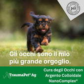 Cura degli Occhi con il collorio TraumaPet Ophtal Ag con Argento Colloidale NanoComplex