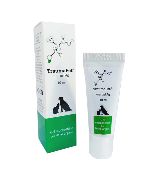 TraumaPet® Oral Gel Ag 10ml: Gel orale per favorire la guarigione con Argento Colloidale NanoComplex®