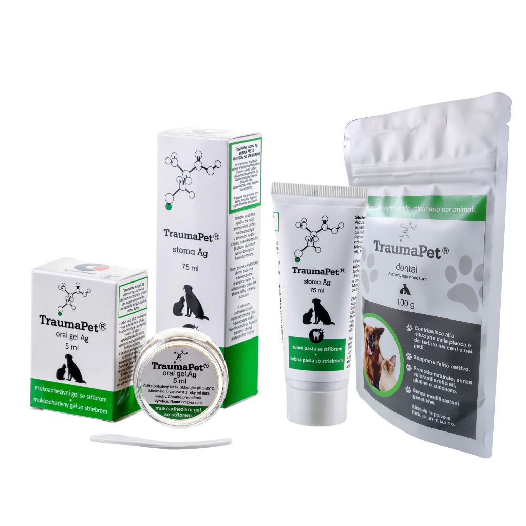 Cura Orale con TraumaPet®| Dentifricio, Gel Orale e Integratore Naturale