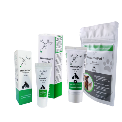 Cura Orale con TraumaPet®| Dentifricio, Gel Orale e Integratore Naturale