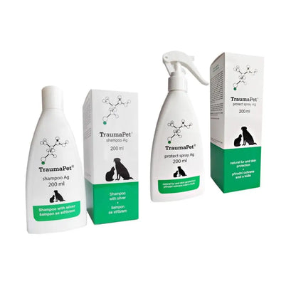 Kit per la Cura della Pelle e del Pelo TraumaPet® Ag con Argento Colloidale - Cura della pelle